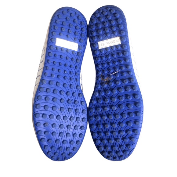 Adidas men’s white/blue spineless golf shoes. Sz 12 - Picture 5 of 5